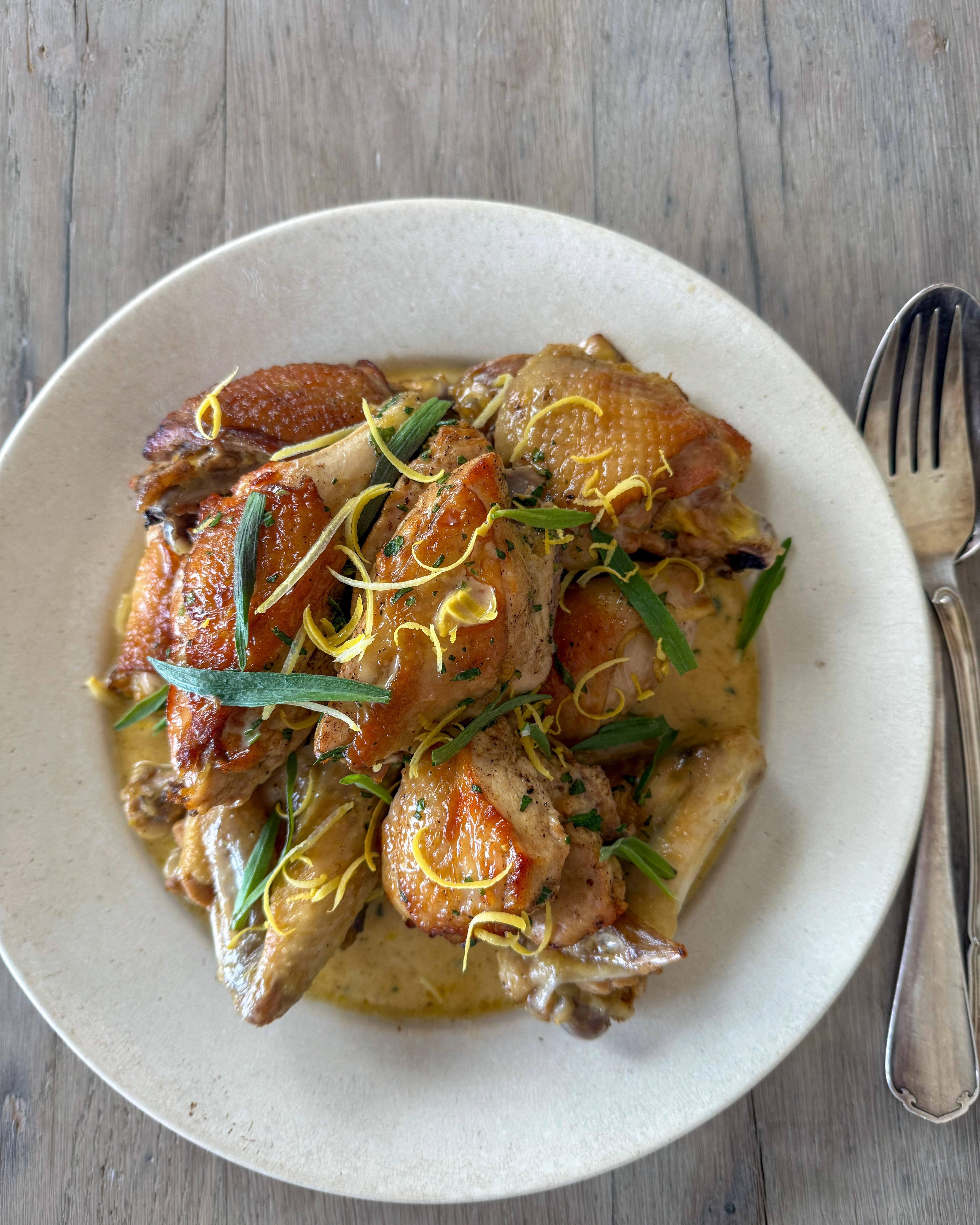 Chicken Braise with Tarragon