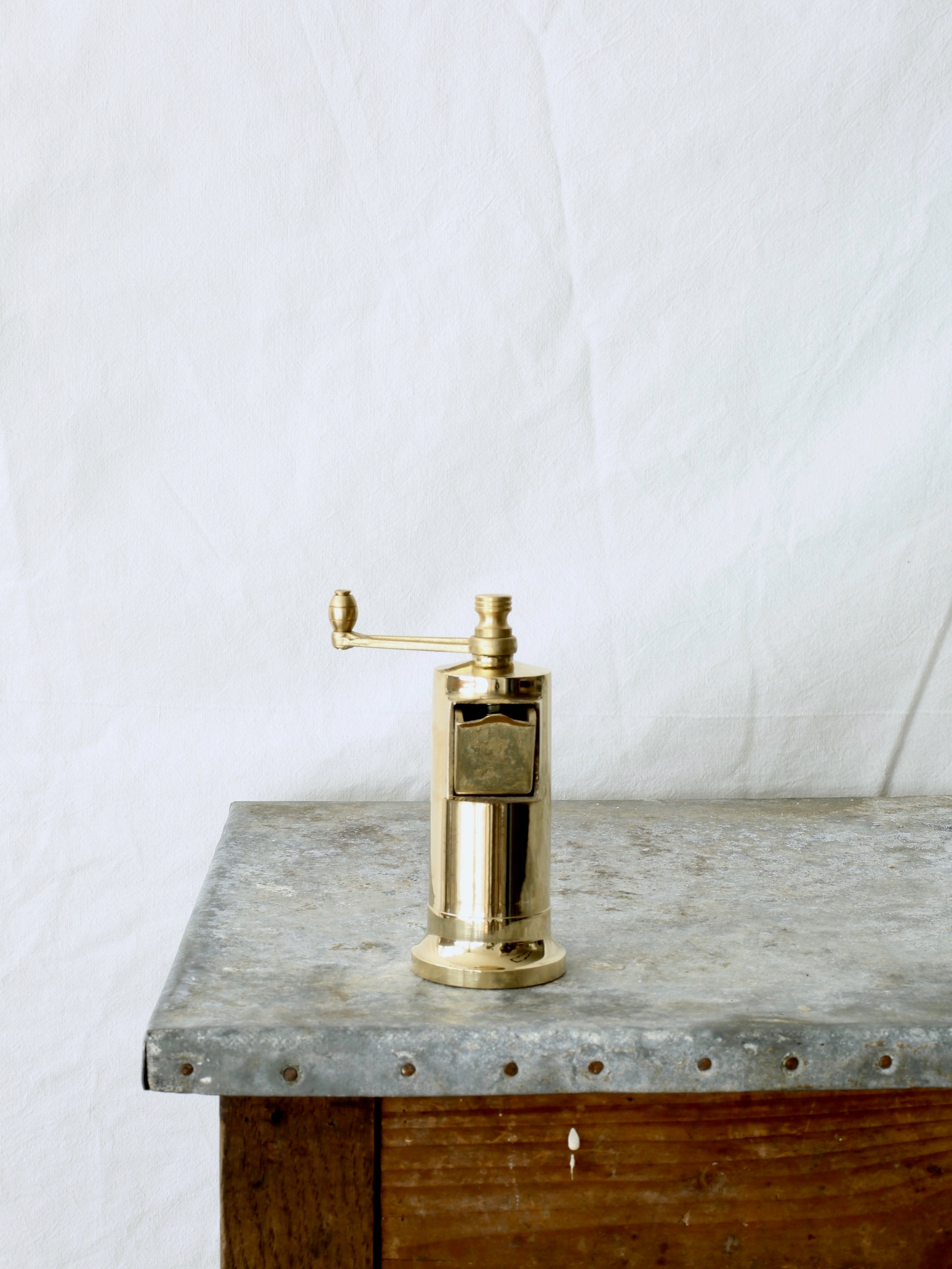 Brass Pepper Mill