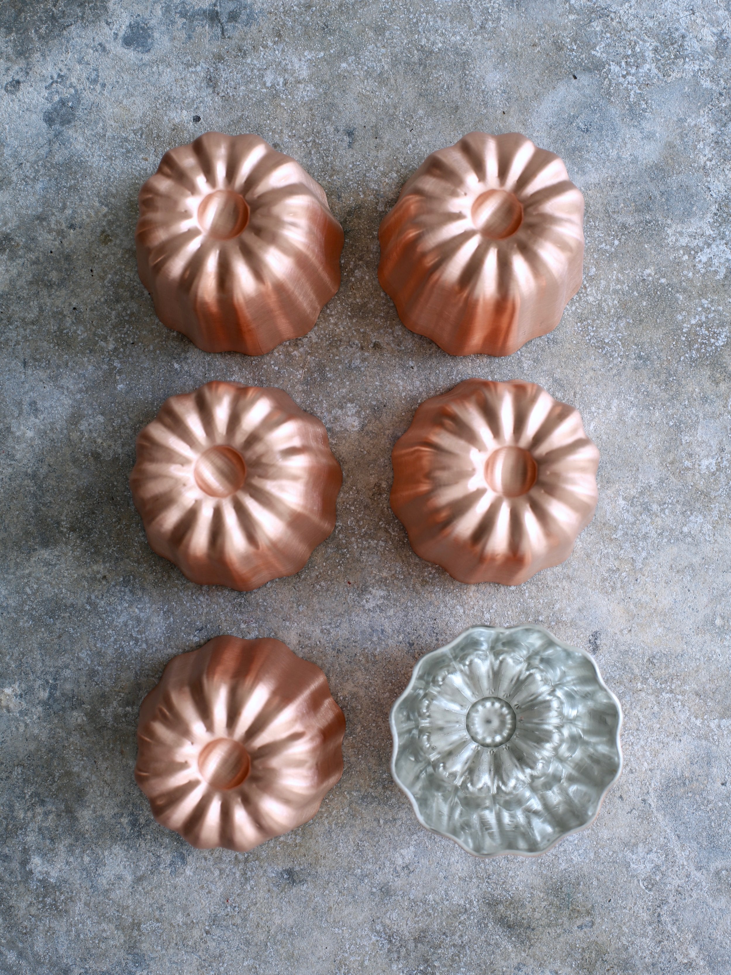 Copper Cannelés Molds