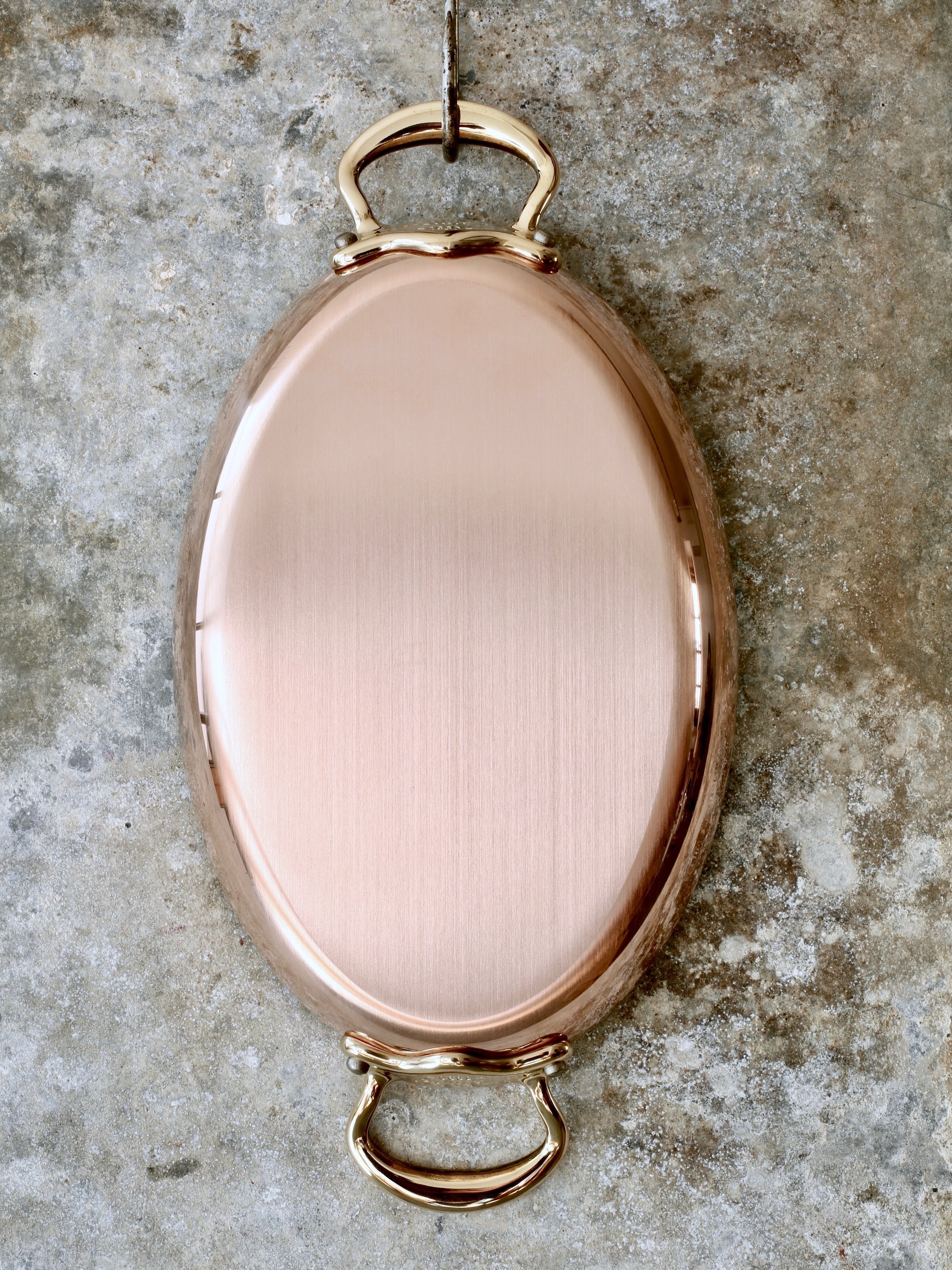 Copper Oval Gratin Pan - 30 cm