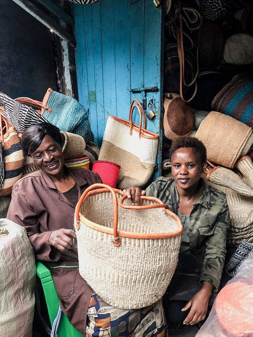 The Cook's Atelier Handwoven Market Basket