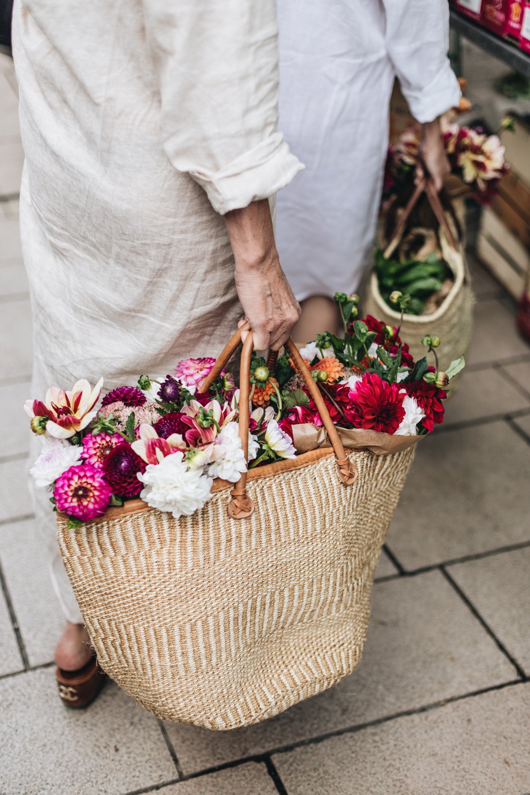 The Cook's Atelier Handwoven Market Basket