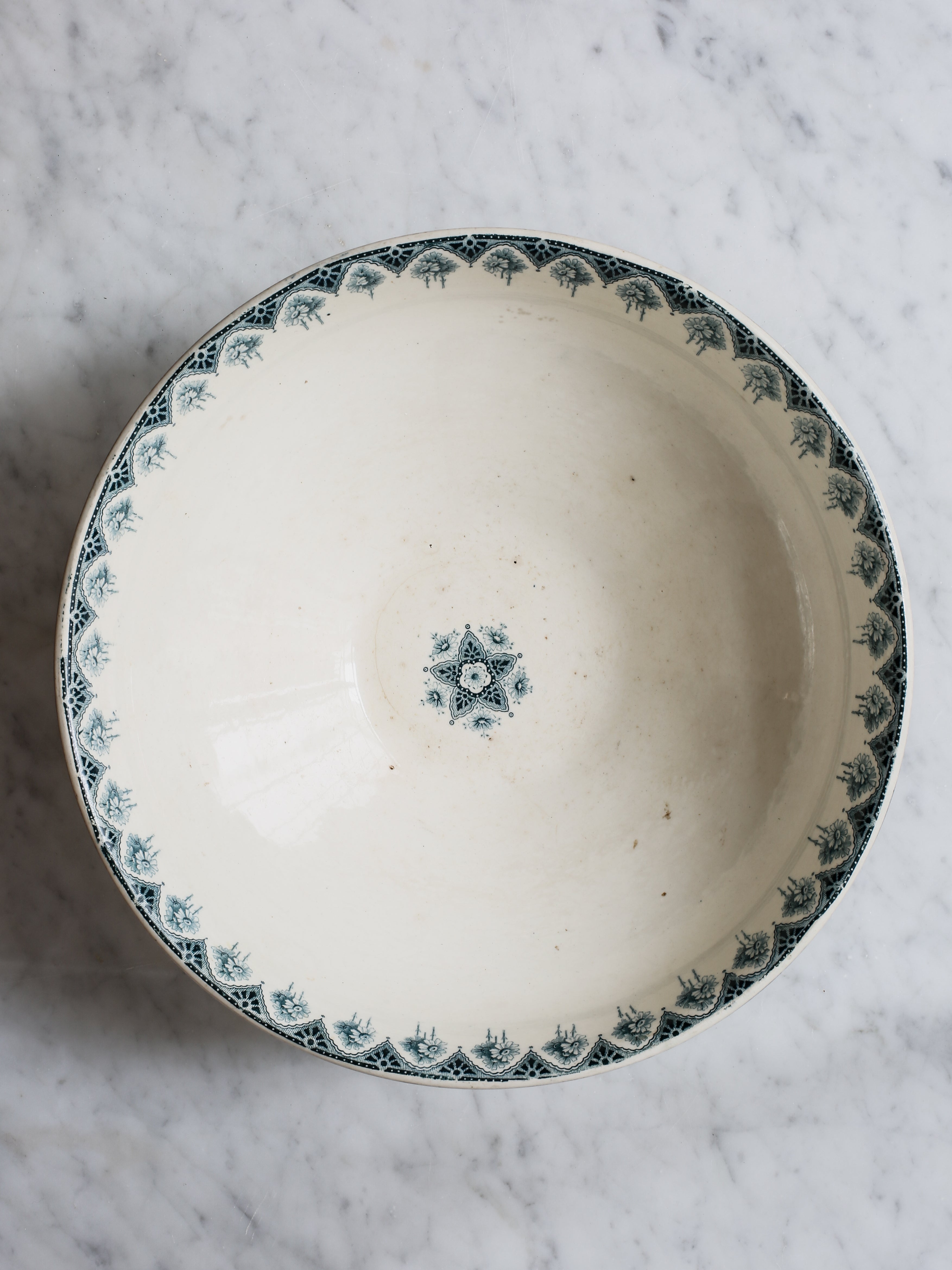 Blue Transferware Bowl