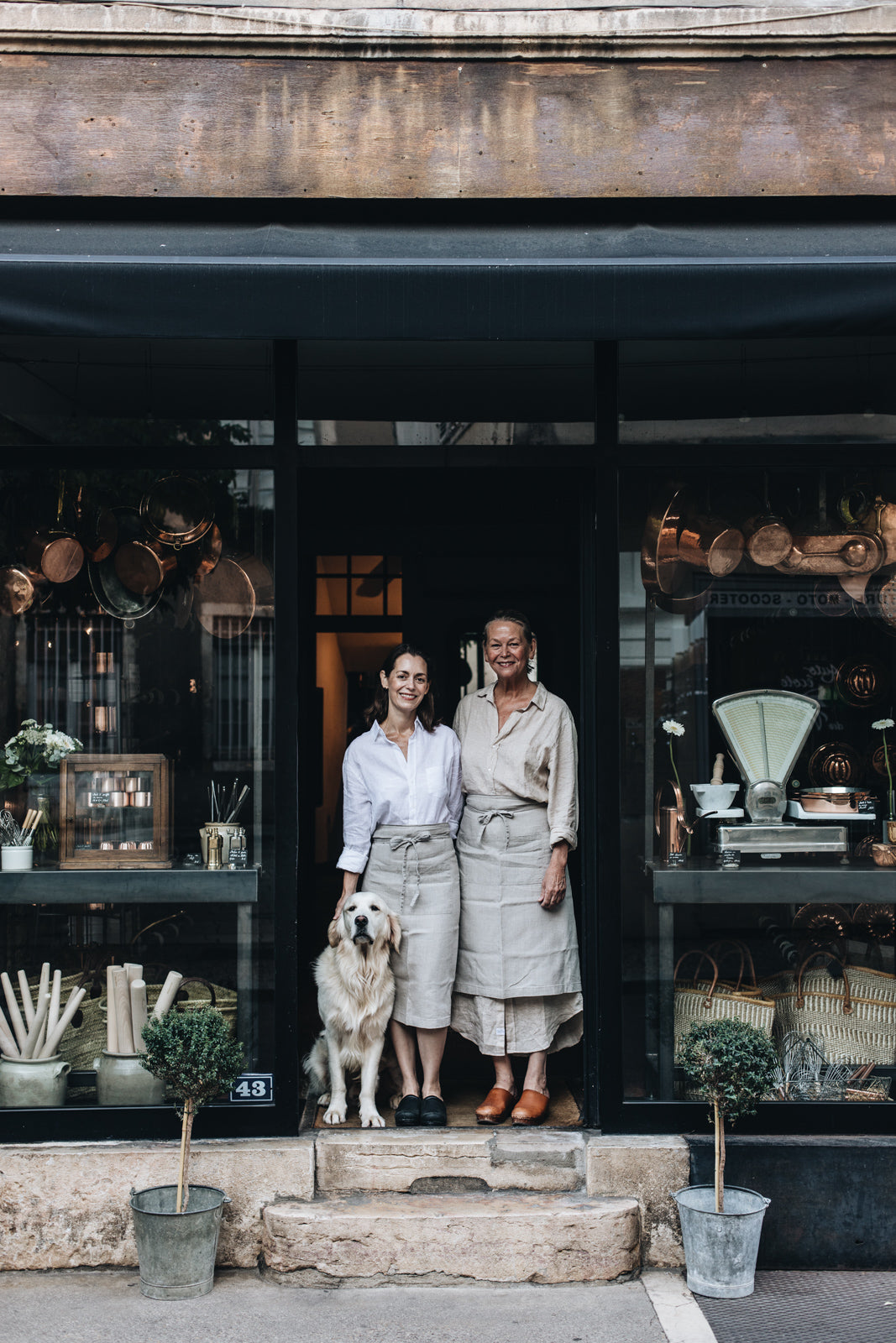 Linen Bistro Apron