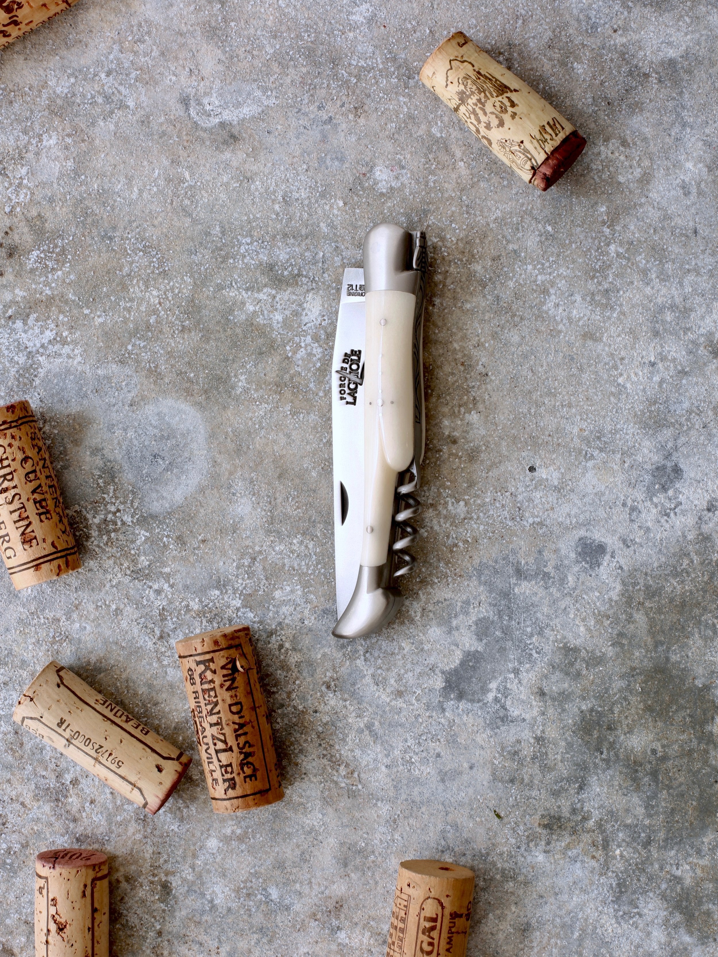 French Picnic Knife & Corkscrew