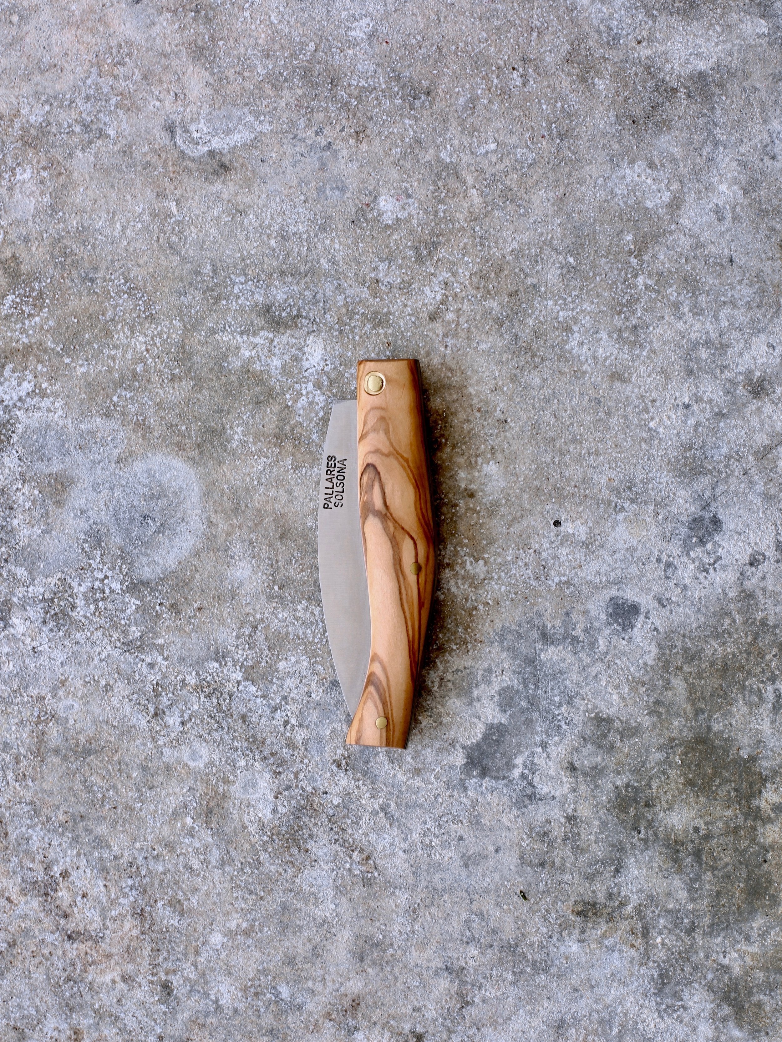 Pocket Knife in Olive Wood