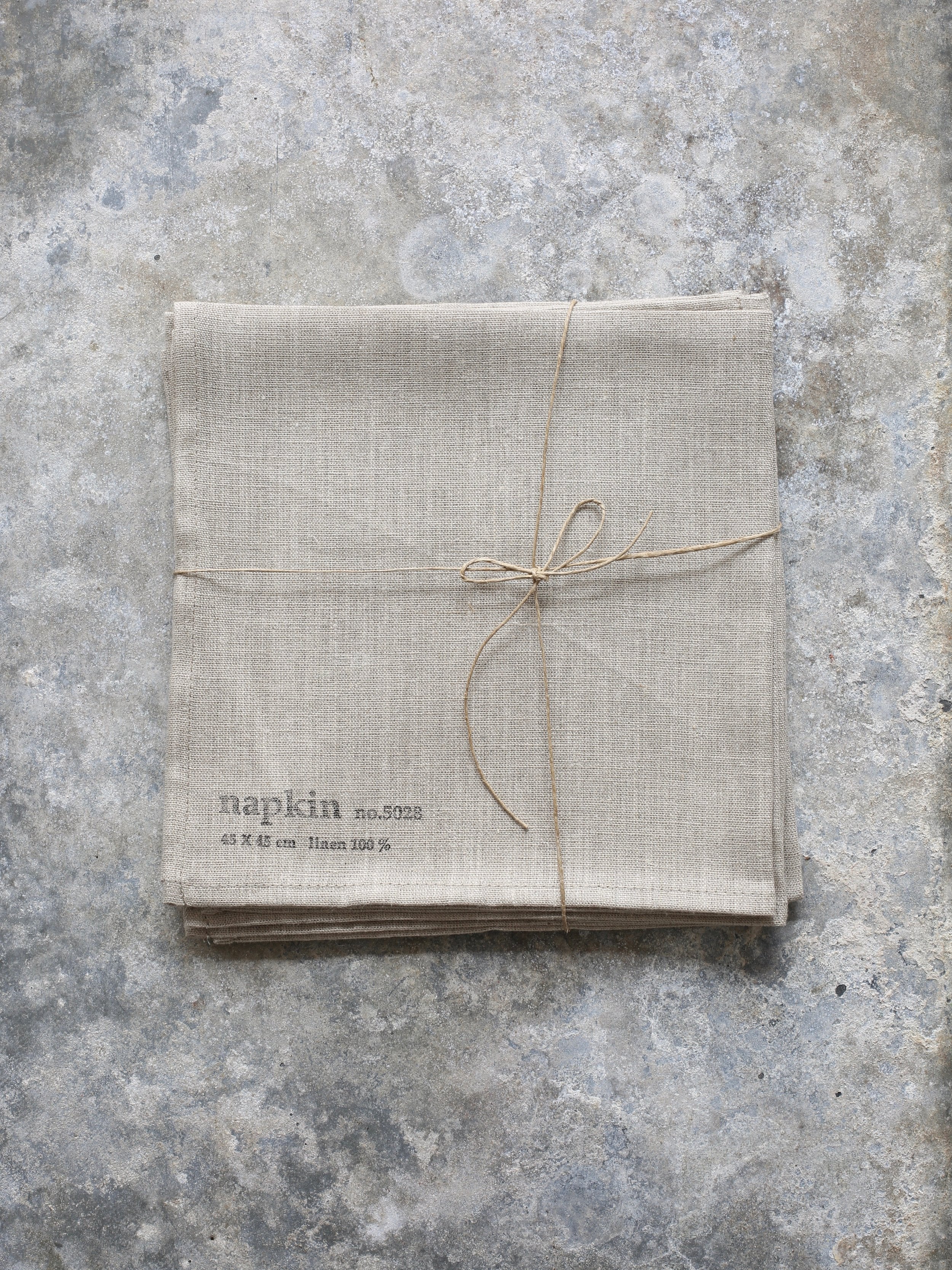 Set of Natural Linen Napkins
