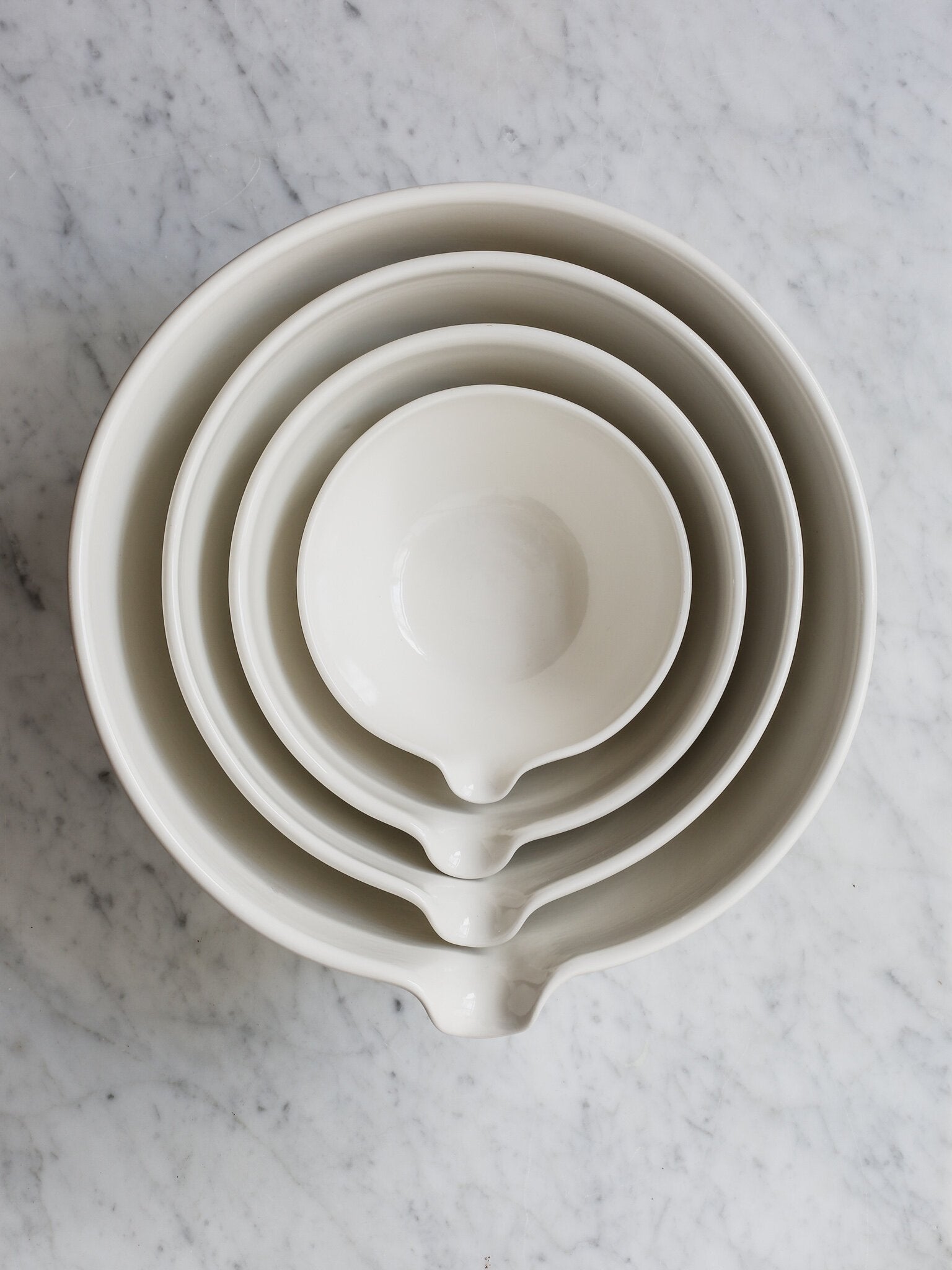 Set of Porcelain Mixing Bowls