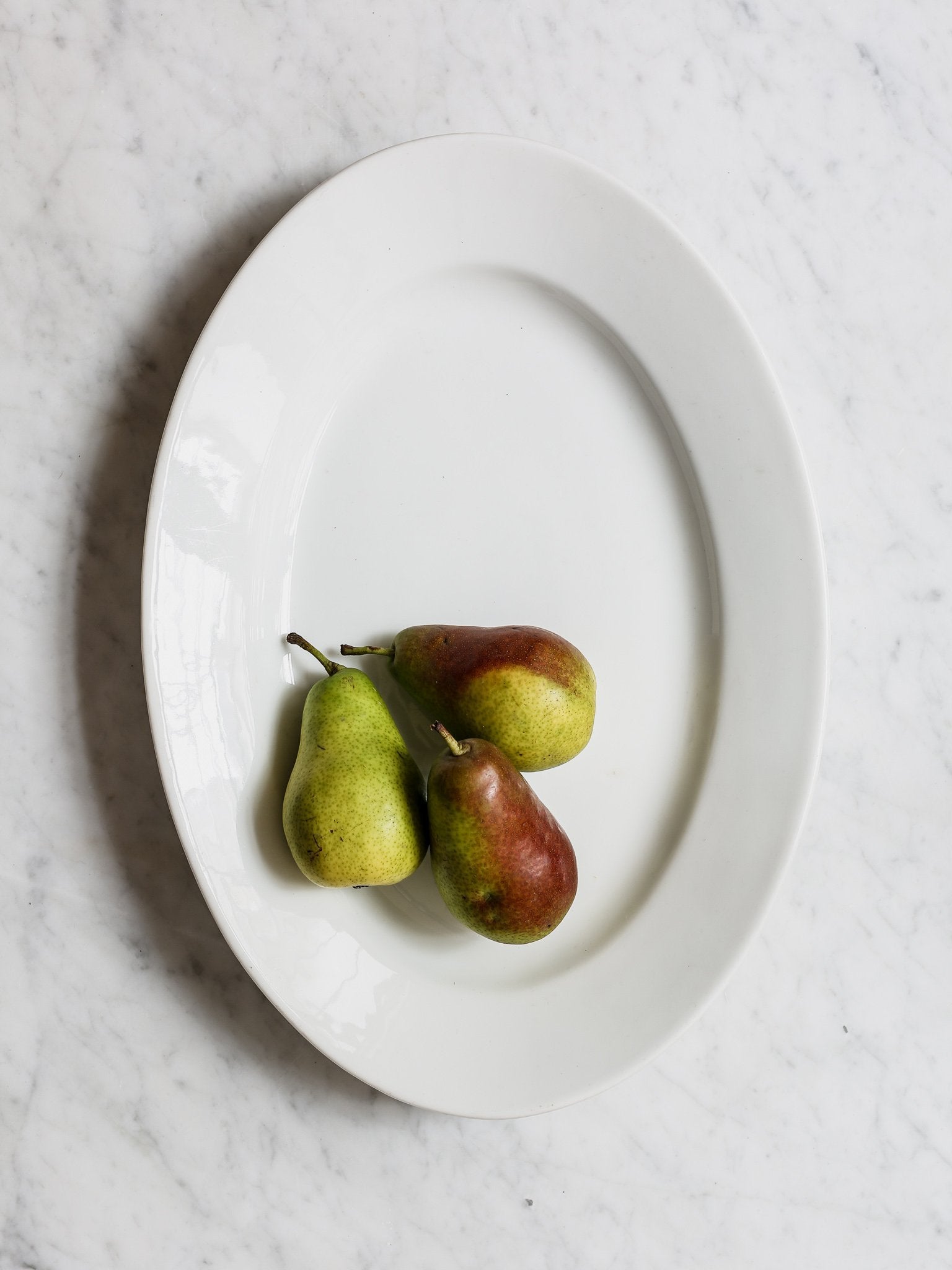 Large French Creamware Platter