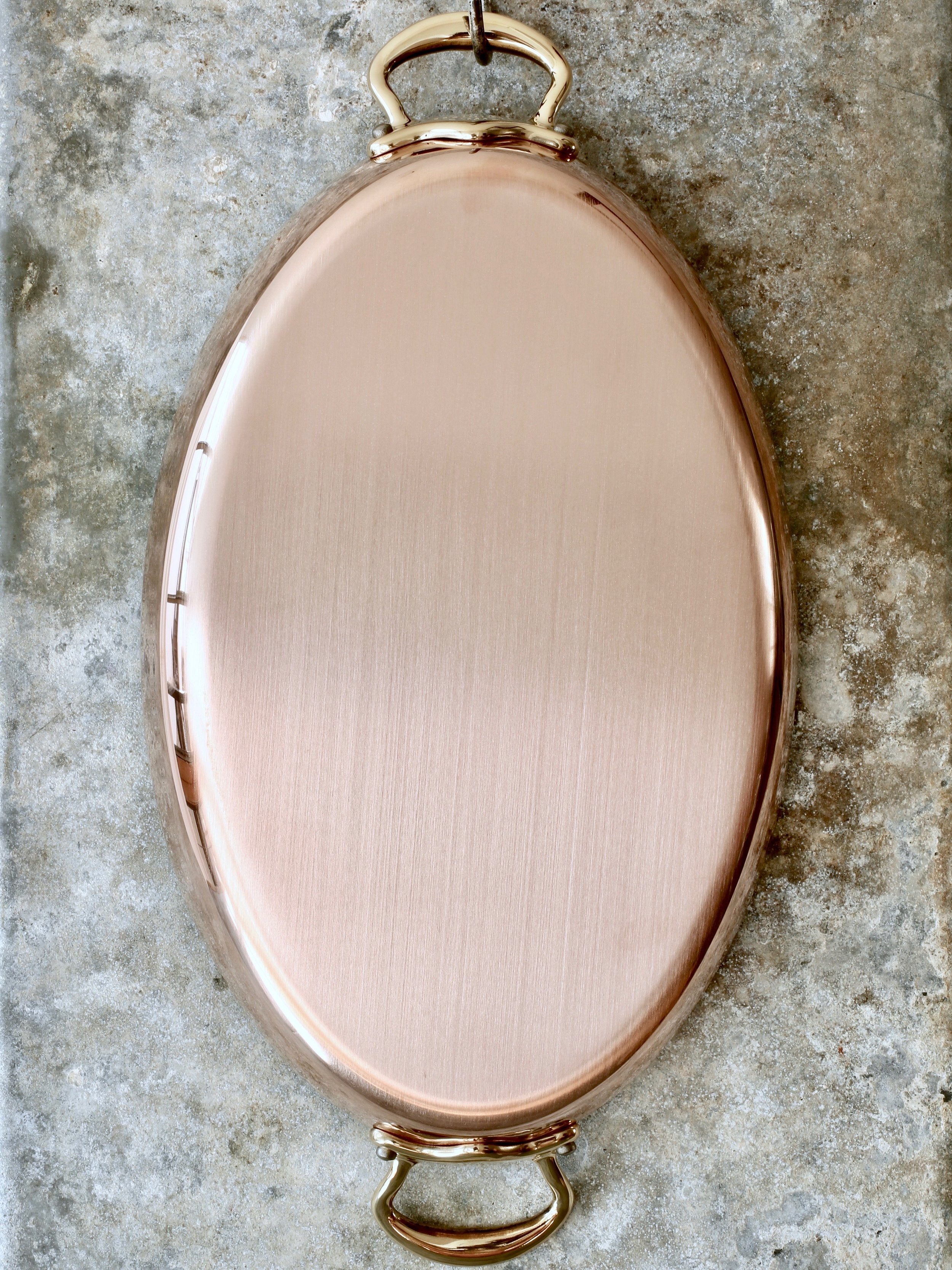 Copper Oval Gratin Pan - 40 cm